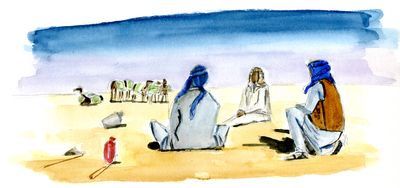 Erg Karaween: pause au milieu du désert