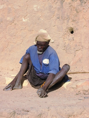 Mali Pays Dogon: Vieillard à Banani