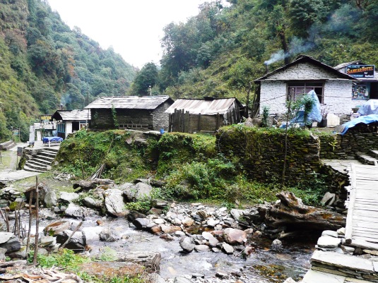 Nepal Annapurnas: Village perdu de Bathanti