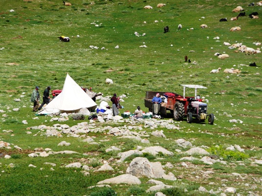 Turquie Taurus: Les nomades s'installent pour la saison d't sur les haut-plateaux du Taurus